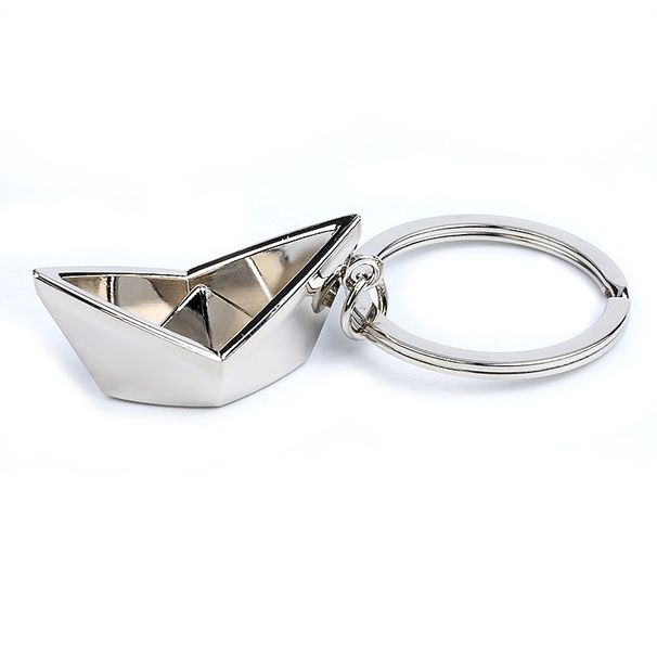 Kreative Metall Boot Schlüsselanhänger Anhänger personalisierte Geschenk simulierte Faltboot Handwerk Geschenk_voghion.com