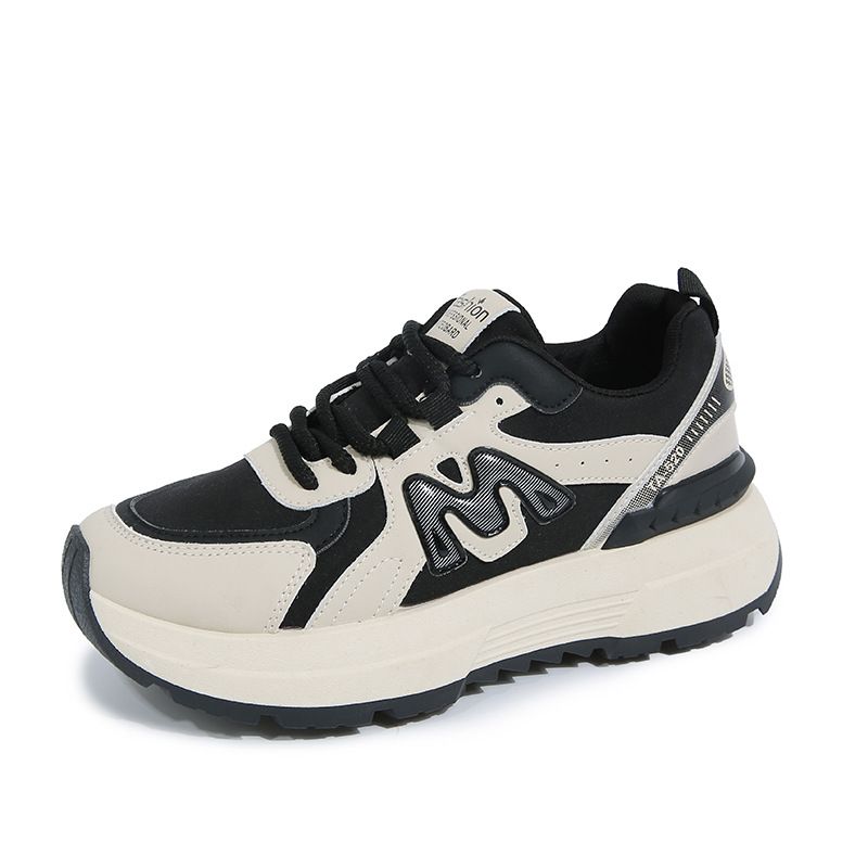 Versione coreana di Forrest Gump, per donna, autunno 2024, scarpe da papà con suola spessa, casual, JCF2702_voghion.com