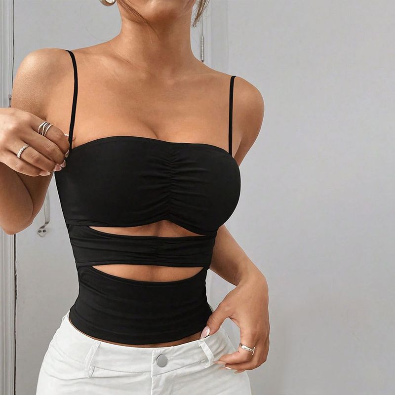 Data Donna Bottoni Pois Linea Dritto Vita Alta Vestibilità Ampia Fiocco Tasca a Strati Nuovo Abbigliamento Donna Abbigliamento Donna_voghion.com