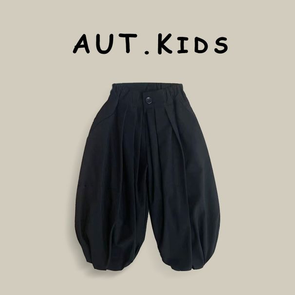 Barnkläder Pojkar Byxor Vår- och höstkläder Nya lösa barnbyxor Små och medelstora barnbyxor med vida ben_voghion.com