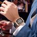 watch men's barrel-shaped watch with diamond retro fashion men's watch high-end quartz watch_voghion.com