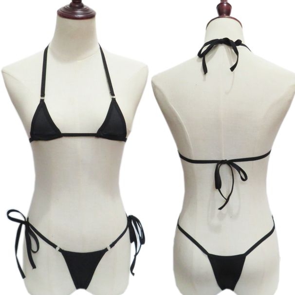 Intimates Mini Swimsuit Swimwear Lady Sexy See-through Women's Three-Point Bikini Suit_voghion.com