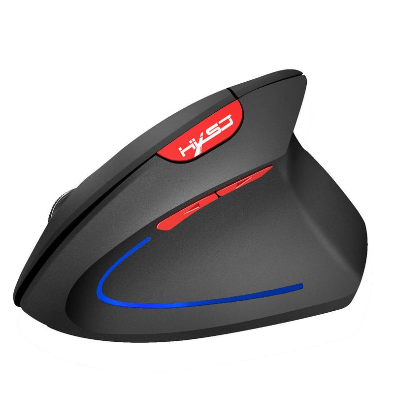 Farfi HXSJ Rechargeable Ultra-thin 2400DPI 2.4GHz Vertical Wireless Mouse for Office_voghion.com