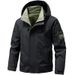 Men's Lightweight Utility Jacket – Waterproof Hooded Windbreaker With Zippered Pockets (M-5XL, Quick-Dry Polyester, Adjustable Drawstrings)_voghion.com