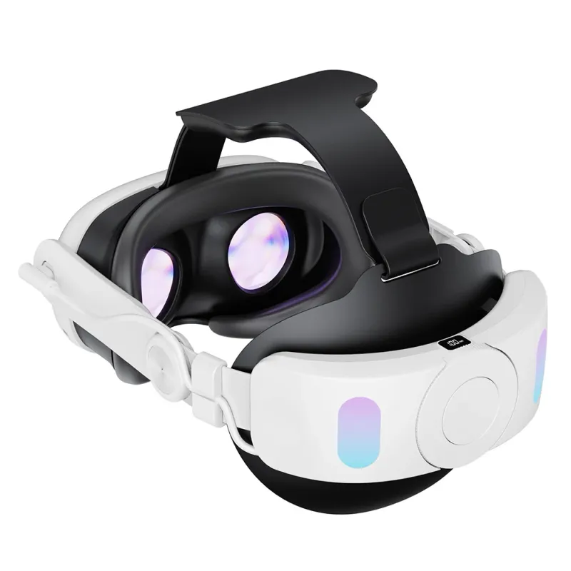 VR Elite 6000mAh Rechargeable Battery Plastic Material Headband For Meta Quest 3_voghion.com