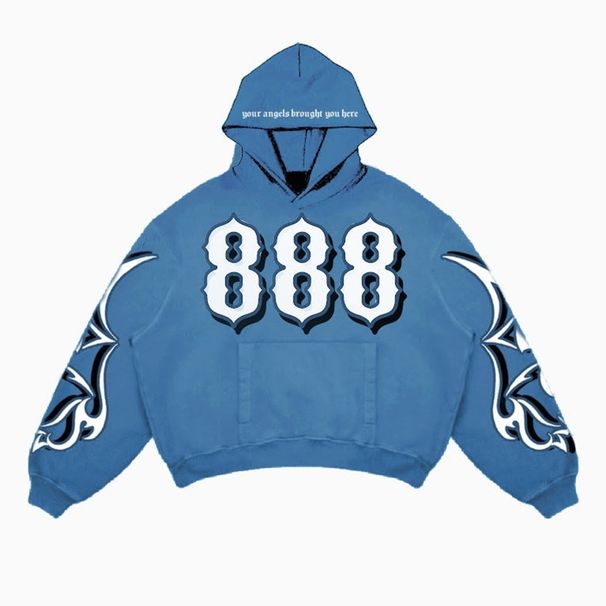 Herrenbekleidung Mode Digital Letter Printing Loose Funny High Street Hip Hop Style Kapuzenpullover_voghion.com