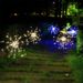 Solarbetriebene Rasenlichter, Löwenzahn-Lichterketten, wasserdichte Weihnachtsdekorationslichter für den Garten im Freien_voghion.com