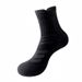 Running Socks Men's Medium Tube Autumn And Winter Deodorant Thickened Towel Bottom Professional Marathon Solid Color Sports Socks Non-slip Socks_voghion.com