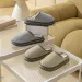 Women's Flat Sandals: Slip-on Designer Sliders, Warm Non-slip Rubber House Shoes 233b_voghion.com