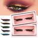 CMAYOME 2-Pairs Colorful False Eyelashes - Bold Voluminous Wispy Lashes For Halloween/Cosplay/Party, Glamorous Dramatic Eye Makeup_voghion.com
