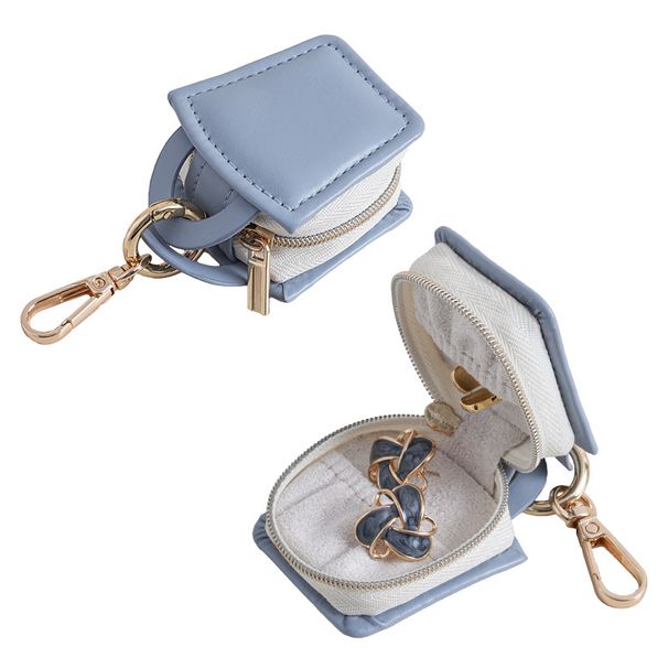 Portable Mini Jewelry Box Simple Jewelry Box Travel Bag Pendant Earring Ring Storage Box_voghion.com
