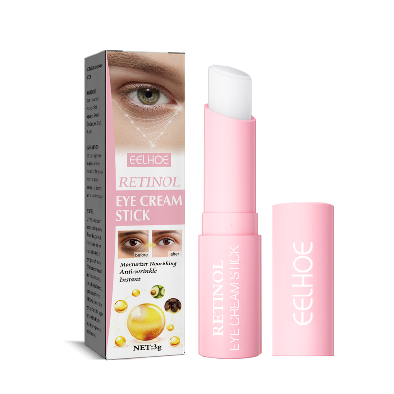 EELHOE Stick al retinolo per schiarire le rughe, ridurre i cerchi neri, rassodare e riparare le borse, lifting e antirughe_voghion.com