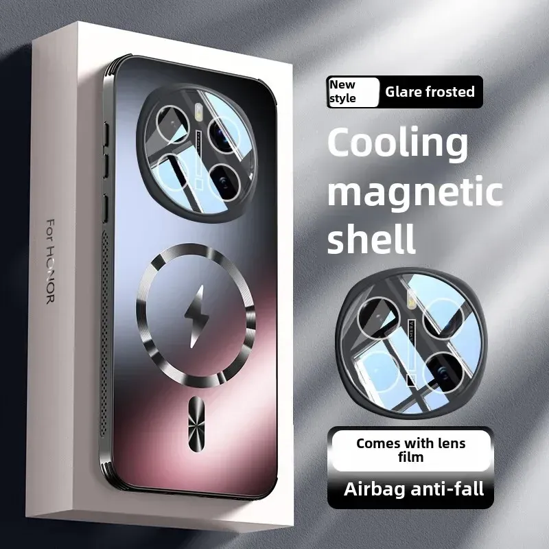 Matt-hõõrdkattega Honor Magic 7 Pro põrutuskindel objektiivikaitsekate magnetilistele ümbristele Honor Magic 6 Pro 7 Lite jaoks_voghion.com