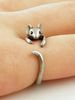 2025 New Arrivals Cute mouse shaped ring, silver adjustable ring cuffs, perfect gift girls, suitable for daily wear, special female_voghion.com