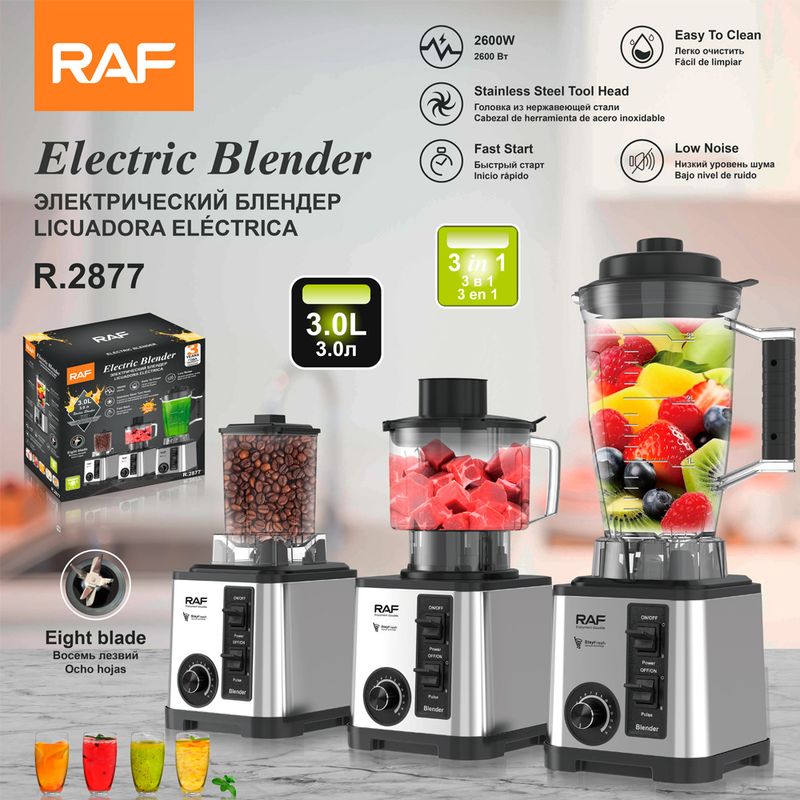 RAF EU Standard Multifunctional Household Food Processor Meat Grinder Three-in-One Juicer_voghion.com