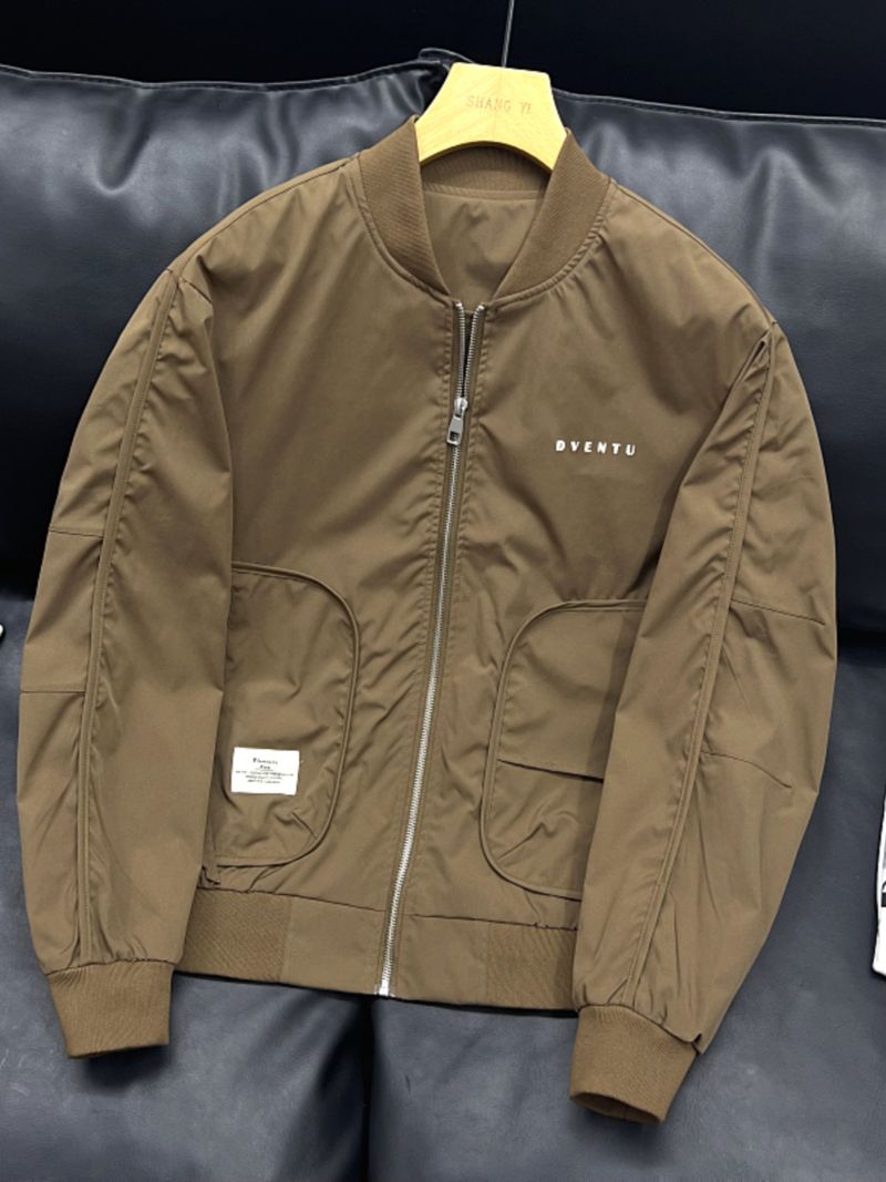 Pilot Clip Loose Workwear Jacke, American Retro Casual Trendy Brand Revers Baseball Jersey_voghion.com