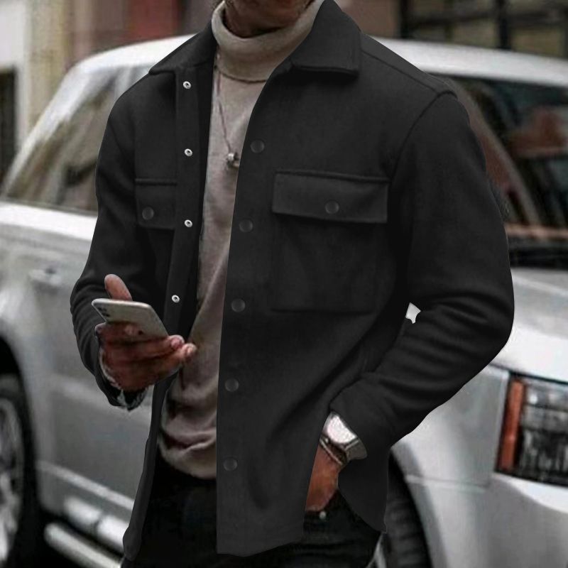 2025 Spring And Autumn Men's Jacket European And American Trend Brand Men's Casual Fashion Slim Jacket Top_voghion.com