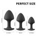 2.5 Cm3.2cm4.1cm Mushroom-Shaped Haircut Wear Out Butt Plug Anal Leak-Proonal Dilatation Device G-Spot Climax Toy SM_voghion.com