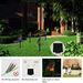 Solar Uil Tuinlamp - Handgemaakte Harsen Dierenlamp met 8-uur Automatische Verlichting, Waterdicht Ontwerp voor Patio, Tuin en Paddecoratie_voghion.com