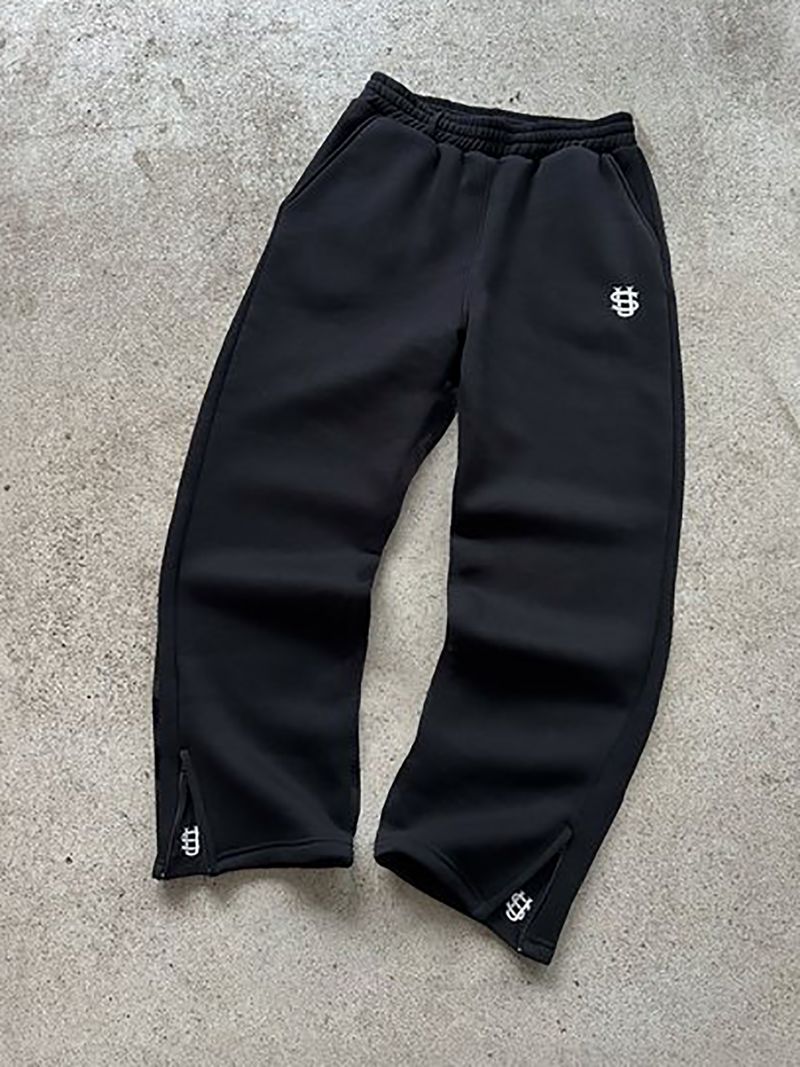 Nieuw Y2K-slangen Gepersonaliseerde slang met ritsstickers Hip Hop Casual Jogger Herenslangen Retro Gerade Hosen Trainingsanzug Streetwear_voghion.com