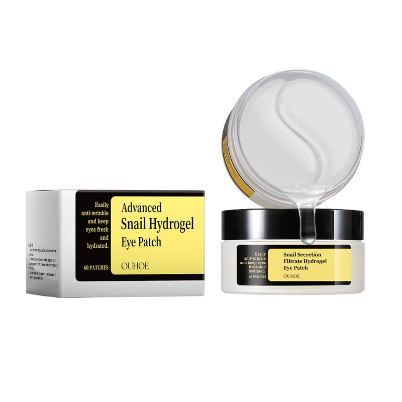 Snail stock solution eye mask, moisturizing eye skin moisturizing and rejuvenating eye mask_voghion.com