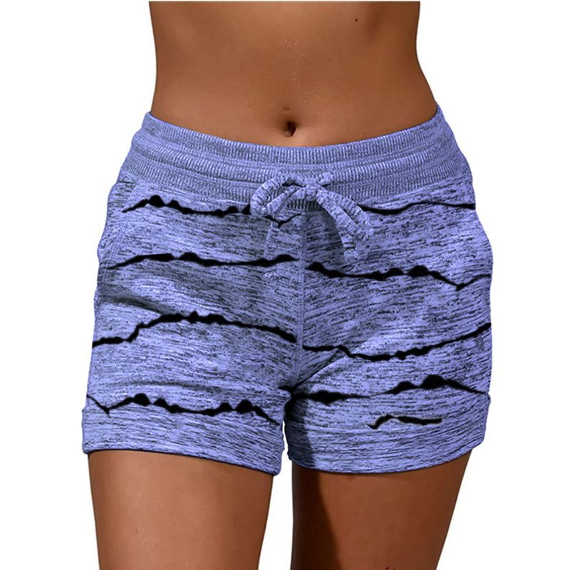 2023  Women's Quick-drying Shorts Yoga Pants Casual Sports Waist Elastic Shorts_voghion.com