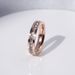 Clear White Stones Wedding Women Ring Stainless Steel 1 And 2 Rows Bling Zircon Fashion Pair Ring Female Jewelry_voghion.com