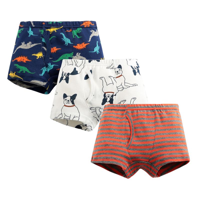 Kinderkleidung Jungen Boxershorts gerippte Baumwolle Kinder Slips Boxershorts Baby kleine Kinder Shorts Fabrik_voghion.com