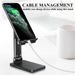 Cell Phone Stand Desktop Holder Tablet Stand Mount Mobile Phone Desktop Tablet Holder Table Cell Foldable Extend Support Desk Mobile Phone Holder St_voghion.com