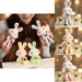Bunny Plush Toy Adorable Mini Rabbit Doll Soft Stuffed Animal Toss Wedding For_voghion.com