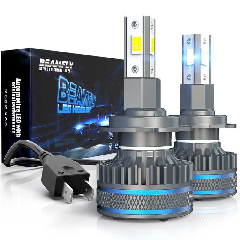 100W H7 LED T3 9005/12 H11 D2 Linse Dediziertes Autolicht 6000K Weiß 18000LM CSP Plug&Play Nebelscheinwerferlampe_voghion.com
