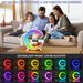Big G6 Colorful Clock Light Bedhead Wireless Charging Bluetooth Speaker Multi Functional Bluetooth Audio_voghion.com