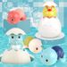 Welcome Baby Bath Toy Bathroom Bath Dinosaur Bath Egg Baby Child Spray Little Duck Little Yellow Duck Shower_voghion.com