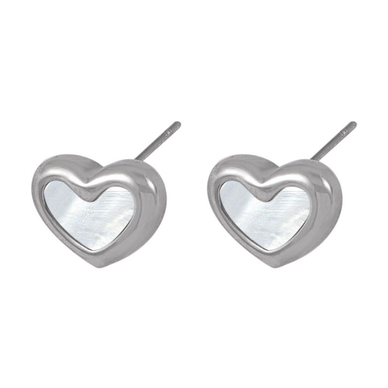 Peach Heart Shell Necklace Gentle Wind Couple Jewelry_voghion.com