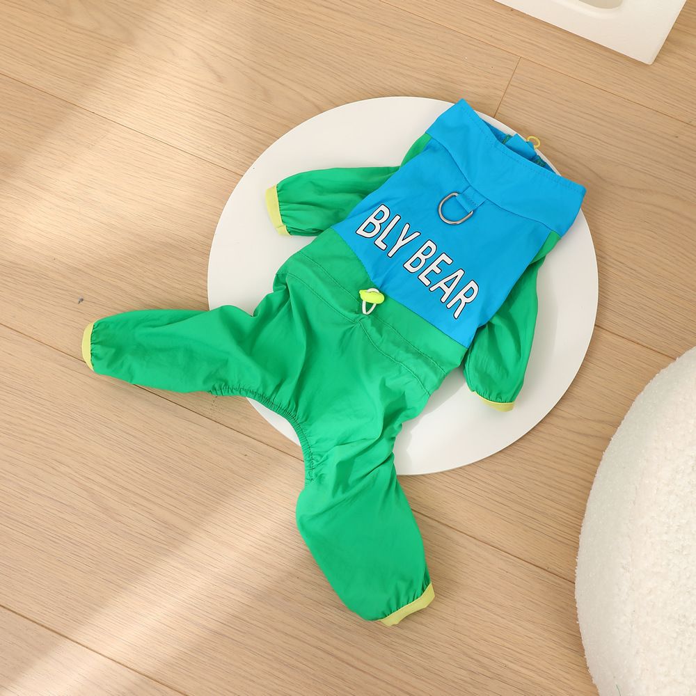 Pet Small Dog Summer Clothes Thin Four-Legged Leashable Jacket Teddy Bichon Sun Protection Dustproof Pants_voghion.com