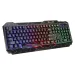 104-key Mechanical Wired Gaming Keyboard With RGB Backlit Color And Mouse Set, Black Crackle Waterproof Computer Keyboard_voghion.com