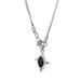 Gemini Titanium Steel Zircon Necklace For Men And Women Light Luxury Hip Hop Design Simple Ins Sweater Chain Jewelry_voghion.com