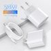European And American Standards PD20W Charging Head Fast Charging Pd Charger Full 20wtype-c Fast Charging Cable IPhone_voghion.com