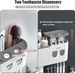 Wall-mounted Toothbrush Holder With Auto Toothpaste Dispenser & 6 Slots_voghion.com