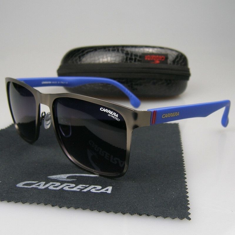 Las gafas de sol Carrera más nuevas con montura metálica cuadrada, gafas de sol Carrera para pescar, deportes de carreras, ciclismo, surf y actividades al aire libre._voghion.com