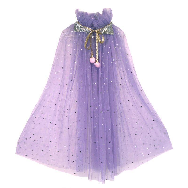 Princess children's cape clothing, girl princess cape, draped over cloak_voghion.com