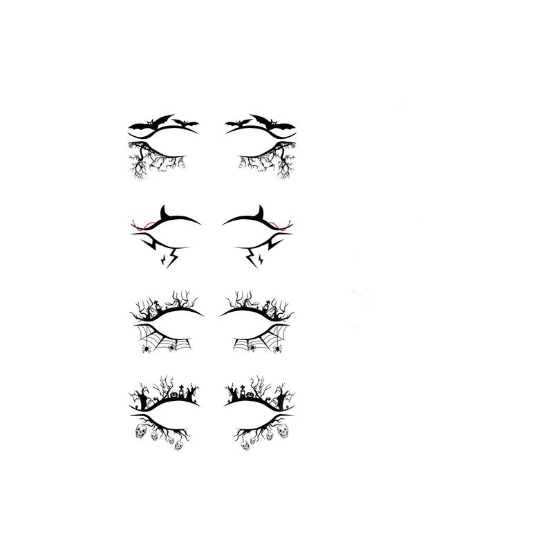 eyeliner Piękny sztyft na Halloween straszny modny gadżet do makijażu na imprezę nietoperz pająk dekoracja eyeliner w sztyfcie cienia do powiek_voghion.com
