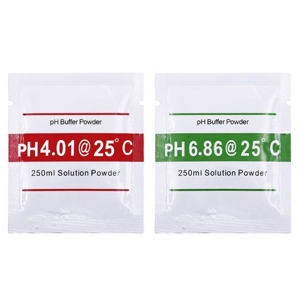 PH kalibraator, pliiats, mõõtur, testimislahus, ülitäpne pulbripakend, standardne kalibreerimispulber, pH puhverdamine_voghion.com