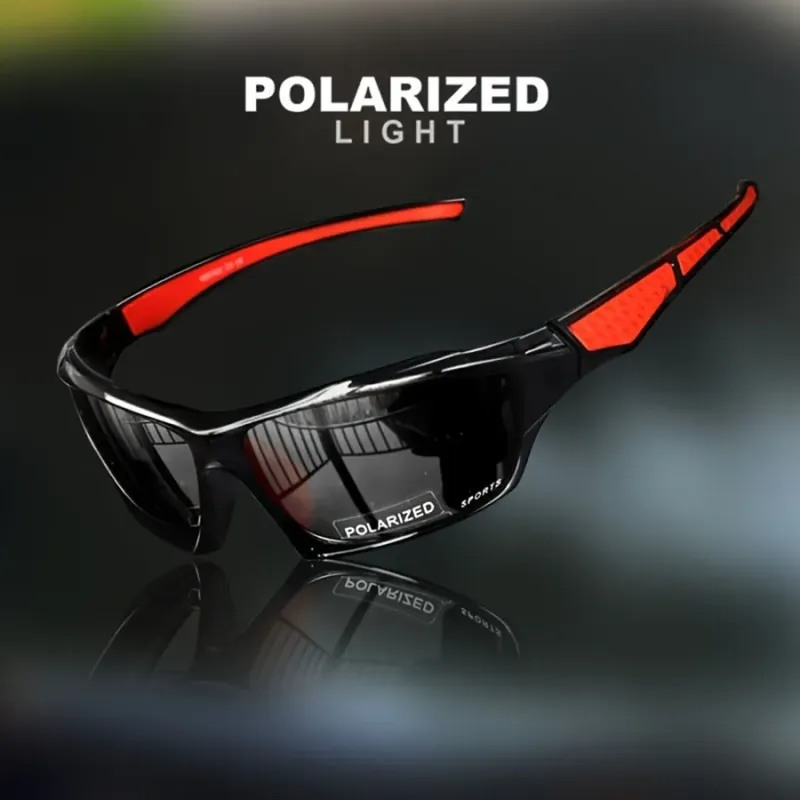 Modische Sport-Sonnenbrille, Polarisiert, UV-Schutz, Personalisierte Brille, Runder Rahmen, Metall, Herren- Und Damen-UV400-Brille_voghion.com