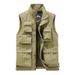 Utility-Weste mit mehreren Taschen für Outdoor-Aktivitäten – Leichtes Nylon mit Reißverschluss_voghion.com