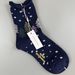 Lillian Japanese Akira Minagawa Mina Perhonen Style Retro Snowflake Christmas Tree Rolled Edge Autumn Winter Mid-Calf Socks_voghion.com