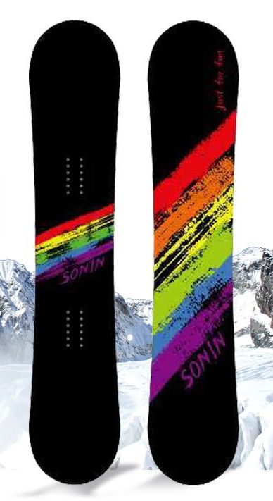 Small Blackboard Ski Equipment All-round All-region Snowboard Binding Snowshoe Flat Flower Carving_voghion.com