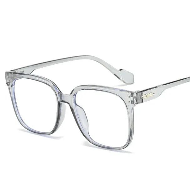 Divat kék elleni nagy szemüveg nőknek férfiaknak átlátszó lencse szabálytalan optikai szemüveg keret_voghion.com
