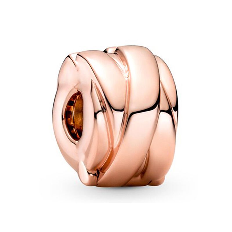 Luxury Rose Gold Rabbit & Leaf Pendant Bracelet - Hollow Bead Alloy DIY Jewelry_voghion.com