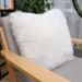 Luxury Faux Wool Throw Pillow Cover - Soft Fluffy Nordic Style Cushion Cover For Sofa, Bed, Home Decor (45x45cm, White Silver)_voghion.com